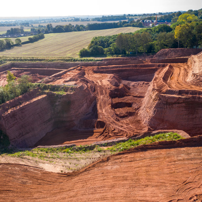 Mineral extraction in the West Midlands